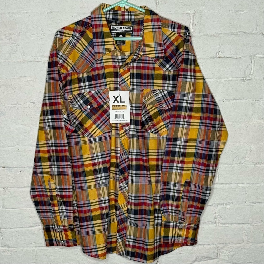 Bronco Adams Western Shirt XL